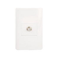 Placa sencilla con toma de TV BA18-B - LUCEK