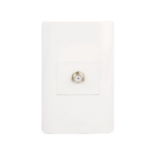 Placa sencilla con toma de TV BA18-B - LUCEK