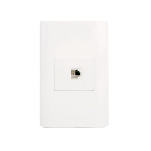 Placa sencilla con toma de teléfono BA17-B - LUCEK