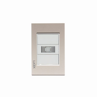 Placa Cristal Dorada Zumbador BP15CDM-LUCEK