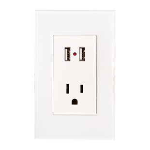 Placa Acrílico Blanco Con Entrada USB 8842935 - ARGOS