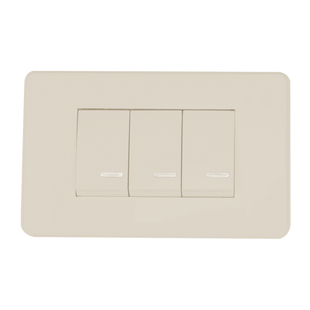 Placa Marfil Con Apagador Triple 8840916 - ARGOS