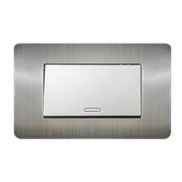 Placa Acero Inoxidable Con Un Apagador Sencillo 8841910 - ARGOS