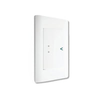 Placa sencilla con 2 interrup. de escalera y 1 contacto BA13-B - LUCEK