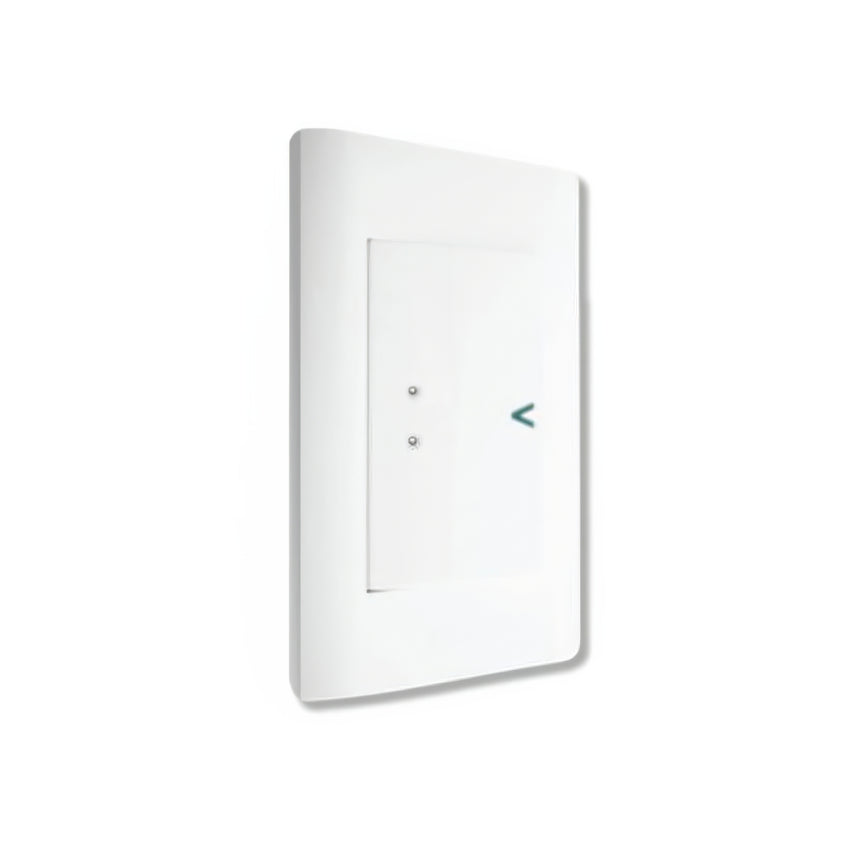 Placa sencilla con 2 interrup. de escalera y 1 contacto BA13-B - LUCEK