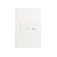Placa sencilla con botón de timbre BA11-B - LUCEK