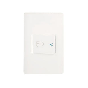 Placa sencilla con botón de timbre BA11-B - LUCEK