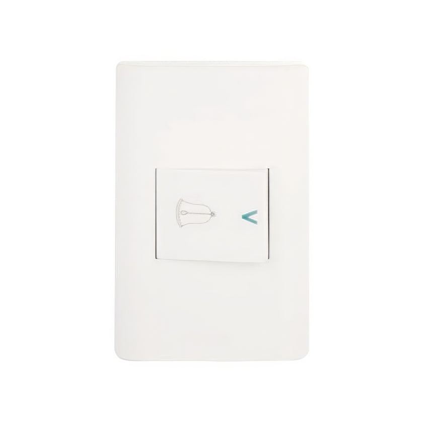 Placa sencilla con botón de timbre BA11-B - LUCEK