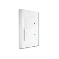 Placa sencilla con 2 interruptores escalera BA09-B - LUCEK