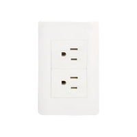 Placa sencilla con contacto duplex BA06-B LUCEK