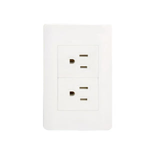 Placa sencilla con contacto duplex BA06-B LUCEK