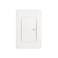 Placa sencilla con 1 interruptor sencillo BA01-B - LUCEK