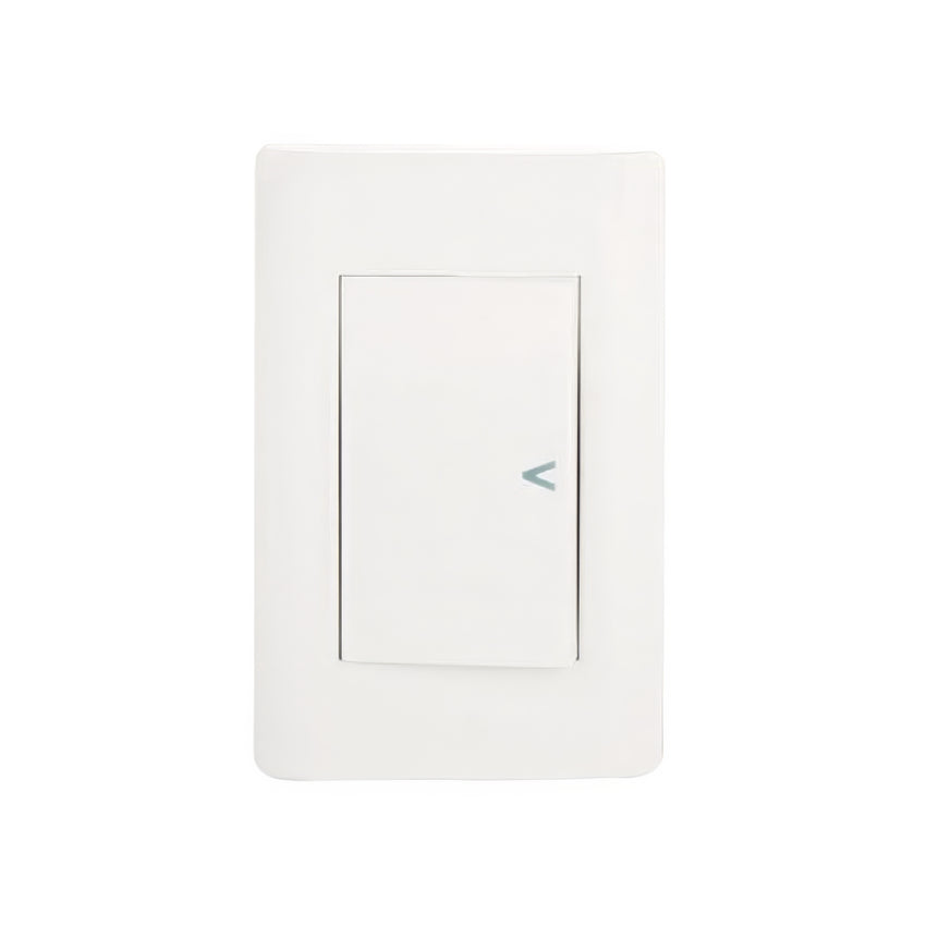 Placa sencilla con 1 interruptor sencillo BA01-B - LUCEK