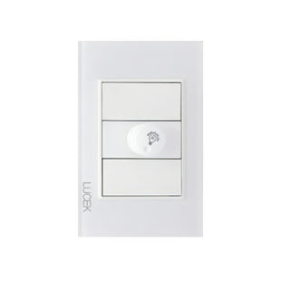 Placa cristal con dimmer BP04CBB -LUCEK
