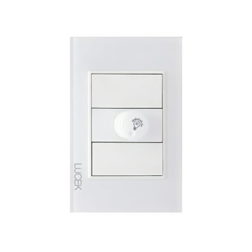 Placa cristal con dimmer BP04CBB -LUCEK