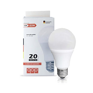 Lámpara LED A19 15W -QOP